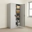 Brand New Office Storage Cabinet - White Steel - 5