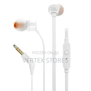JBL Tune 110 Wired Earphones - White