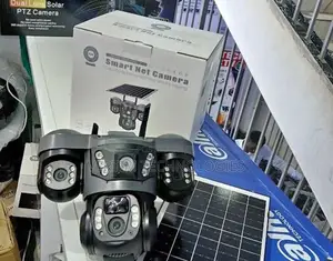Kamera ya V380 4G Smart Waterproof Outdoor Triple Lens Solar
