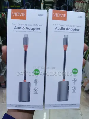 Vidvie 2-in-1 Type-C to Type-C Adapter Cable