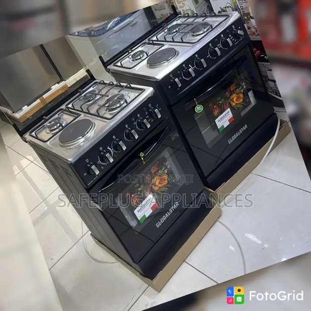 Globalstar 50x55 3+1 Cooker - Black, Electric Oven - 1
