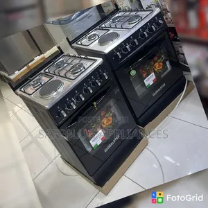 Globalstar 50x55 3+1 Cooker - Black, Electric Oven