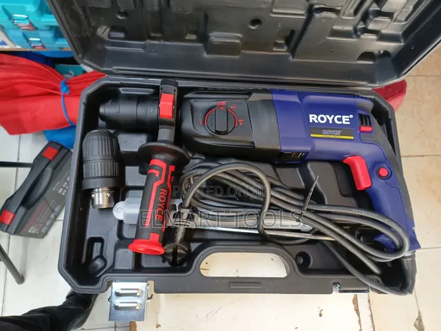 Royce Rotary Hammer Drill yenye Kamba - 1
