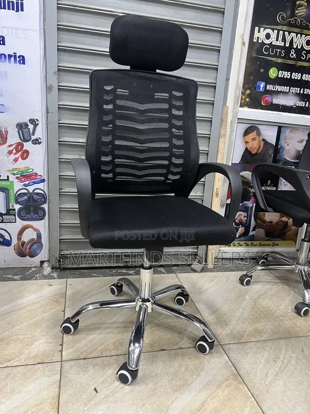 Kiti cha Ofisi chenye Headrest - Kipya Kabisa - 1
