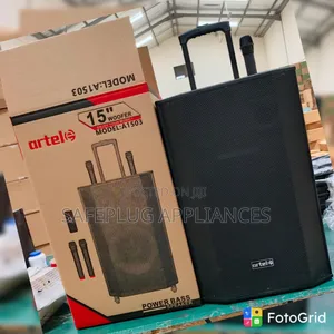 Artel A1503 15'' Trolley Speaker ya Kuchaji na Bluetooth