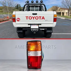 Toyota Hilux YN55/YN65 Pickup Tail Lamp Assembly (1984-1987) - Black RHS