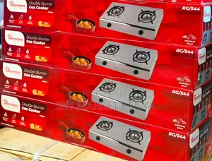 Ramtons 2-Burner Gas Table Top Chuma cha Kutuo RG 544