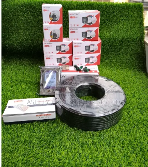 Hikvision 8CH Professional CCTV Camera Full Kit - 1
