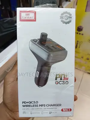 Earldom M63 Wireless MP3 Car Charger PD+QC3.0