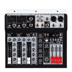 4-Channel Bluetooth Audio Mixer with USB