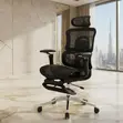Executive Orthopedic Office Chair with Footrest - 2