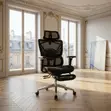 Executive Orthopedic Office Chair with Footrest - 5