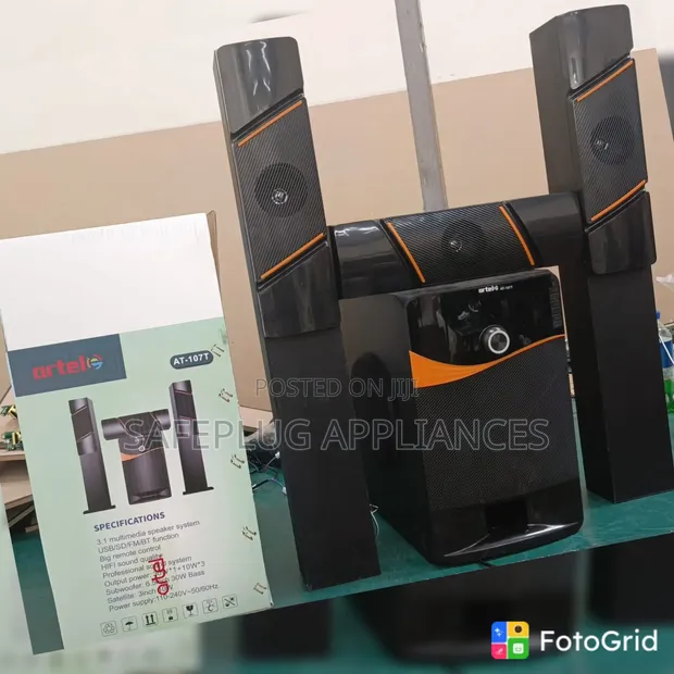 Artel AT-107 Tall Boy Multimedia Sound System - 1