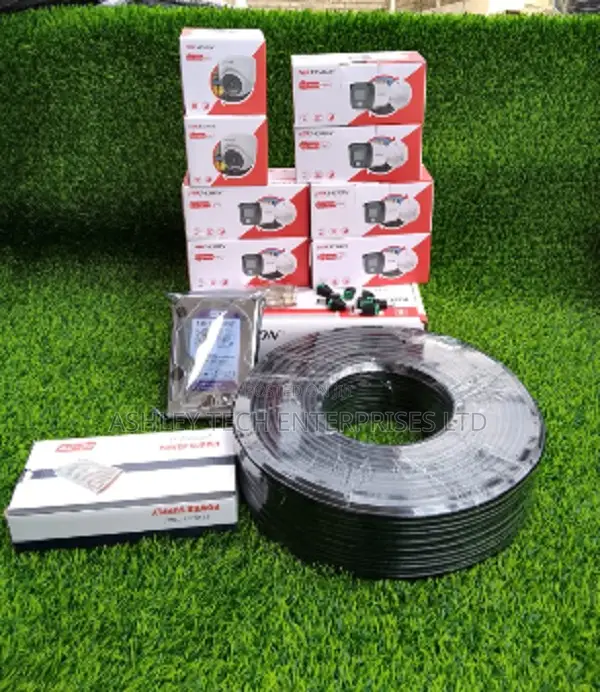 Hikvision 8CH 1080P CCTV Security Camera Complete Package - 1