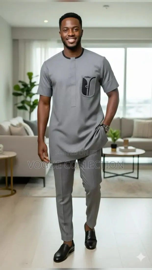 Mavazi ya Senator ya Kiume - African Suit - 1