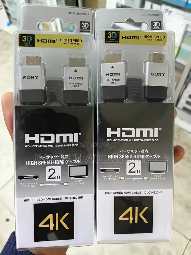 Sony High Speed HDMI Cable - 2m - 1