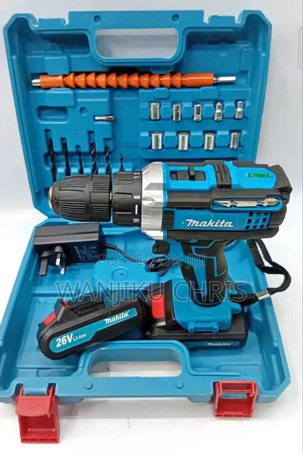 Makita 26V Cordless Rechargeable Drill - 1