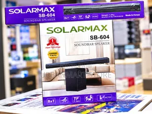 Solarmax SB-604 Soundbar Speaker System Mpya