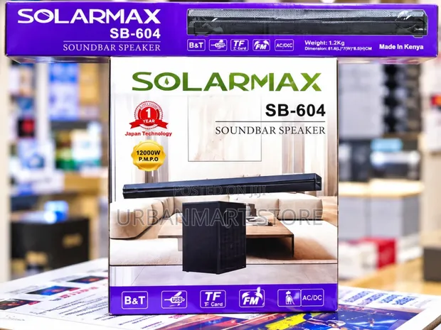 Brand New Solarmax SB-604 Soundbar with Subwoofer - 1