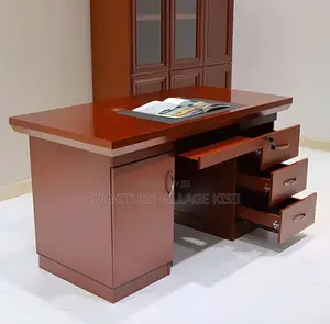 Meza ya Mkurugenzi ya Mahogany - 120cm