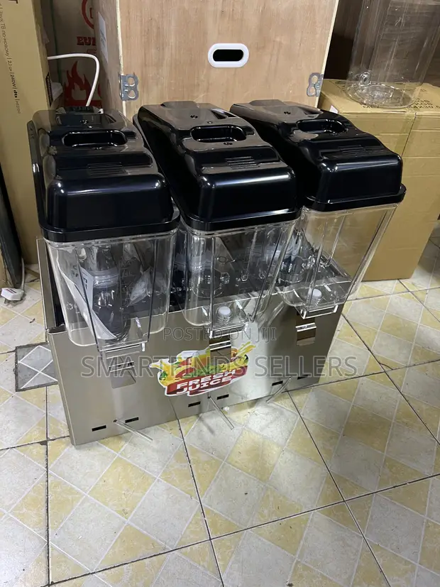Euromax 3-Tap Commercial Juice Dispenser - 1
