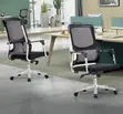 Modern Gray Mesh Office Chair - 4