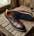Viatu vya John Foster vya Ngozi vya Wingtip Derby - 1
