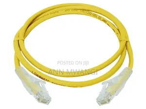 Kebo Mpya ya Mtandao ya CAT6 Njano 1m
