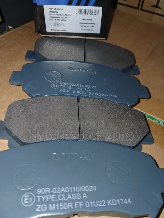 Asimco KD1744 Front Brake Pads - Nissan Juke Nismo/Qashqai/X-Trail/Dualis, Suzuki Kizashi - 1
