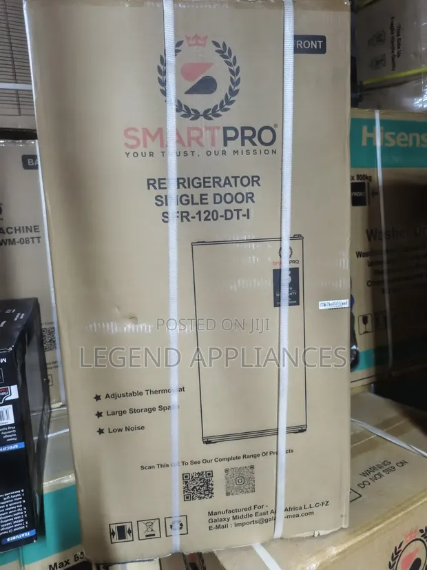 Smart Pro 90L Friji la Mlango Mmoja - Fedha - 1
