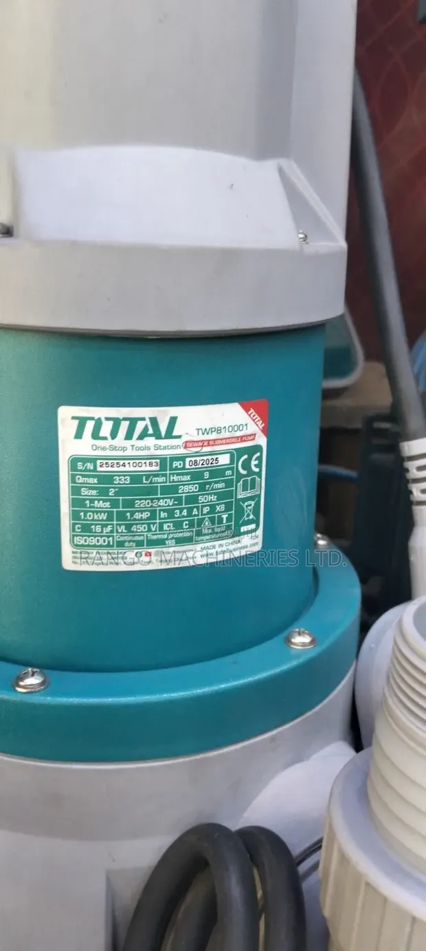 Total Sewage & Drainage Pump 0.5HP - 1