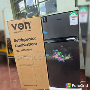 Von 125L Direct Cool Fridge Mlango Mbili