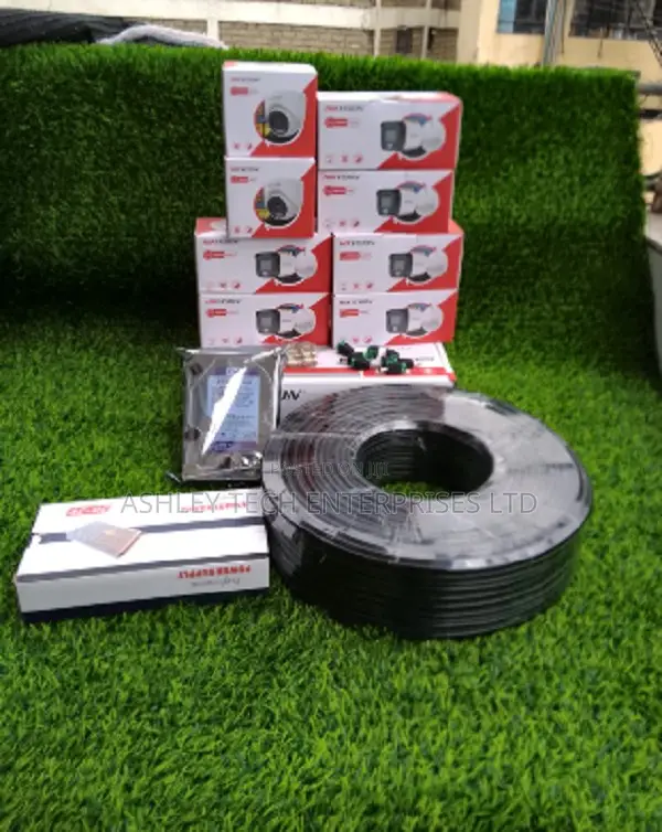 Hikvision 8 Channel 1080P CCTV Monitoring System - 1