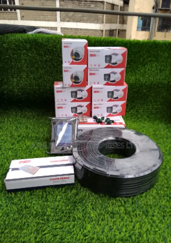Hikvision 8 Camera HD CCTV Kifaa Kamili cha Usalama - 1
