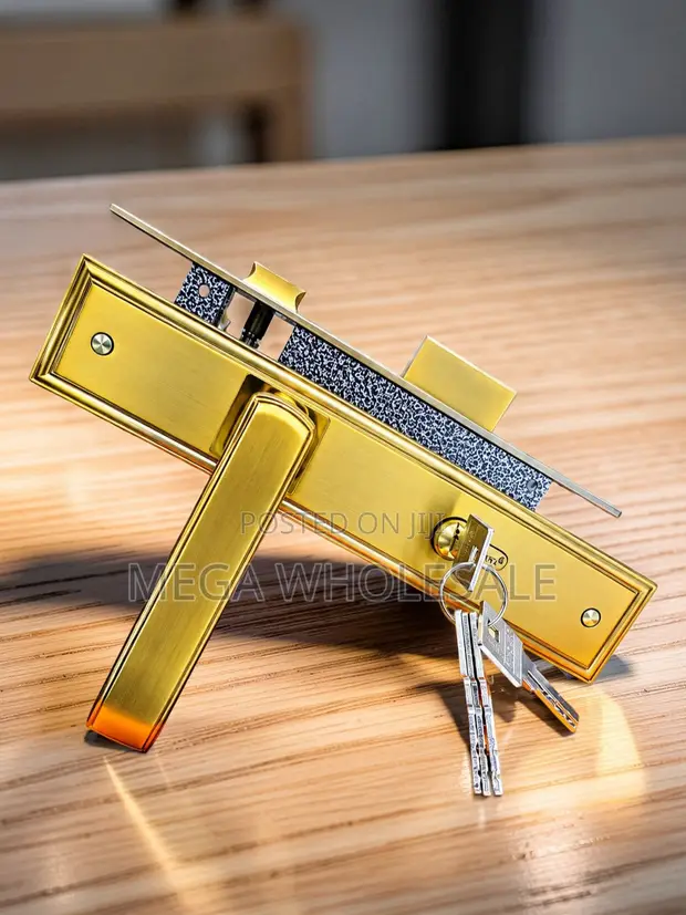 Heavy Duty Door Lock Set with Keys - 1