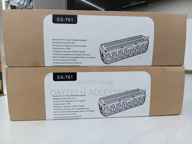 Es-T61 Solar Wireless Speaker - 1