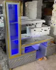 Executive Extended TV Stand yenye Grey Marble Coating - 2