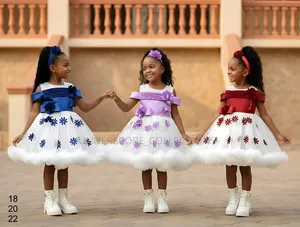 Classy Off-Shoulder Dress (3-5 Years)
