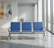 Benchi la Kusubiri la Ngozi la Viti 3 - Bluu - 3