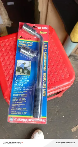 17-23mm Kitufe cha Soketi Kinachoweza Kupanuliwa