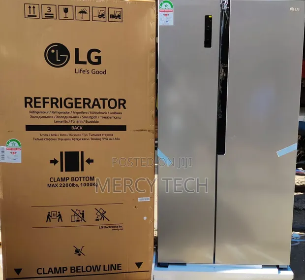 LG Side by Side Fridge 519L No Frost - 1