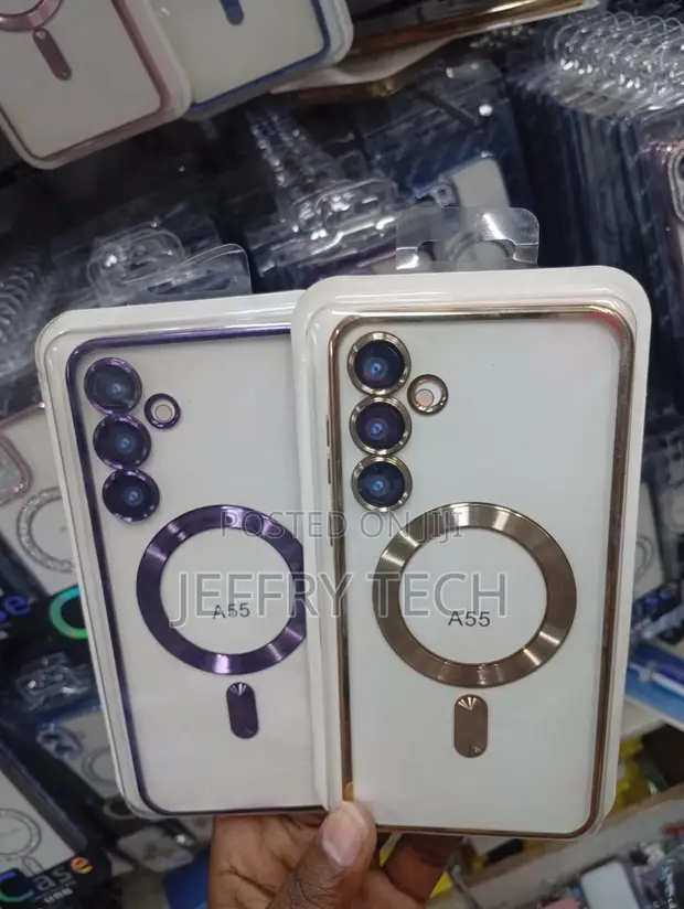 Kifaa cha Simu cha Samsung Galaxy A55 Chenye Pete ya Sumaku - 1