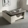 1.6m Executive Office Table - Brown - 3