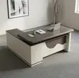 1.6m Executive Office Table - Brown - 4