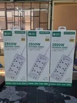 Light Wave 2500W 6-Way Power Extension Mfululizo wa Defender - 1