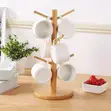 Bamboo Tree Cup Rack Holder - 2