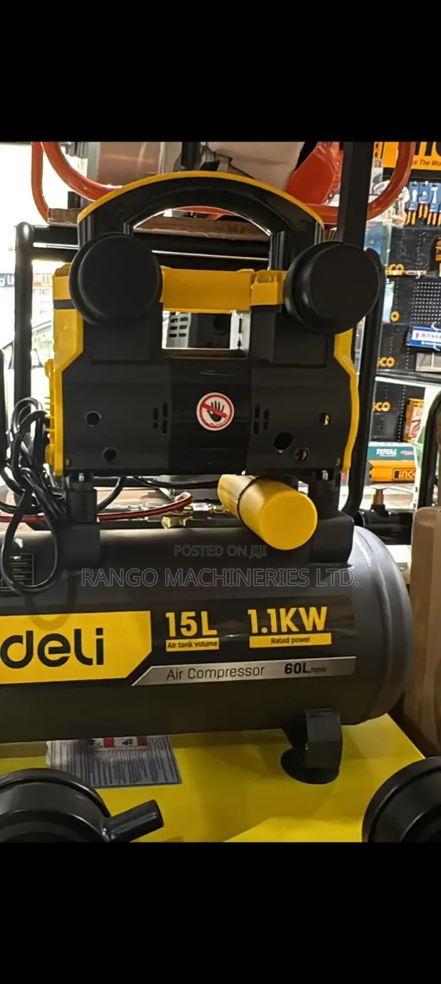 Delixi Compressor ya Hewa Isiyo na Mafuta 50L - 1