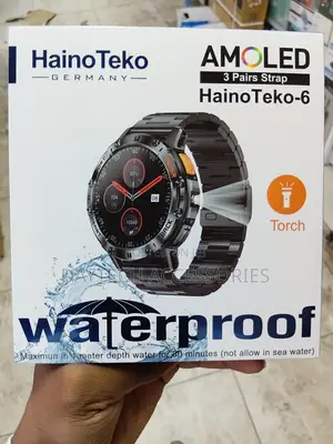 Haino Teko AMOLED Smartwatch with 3 Straps