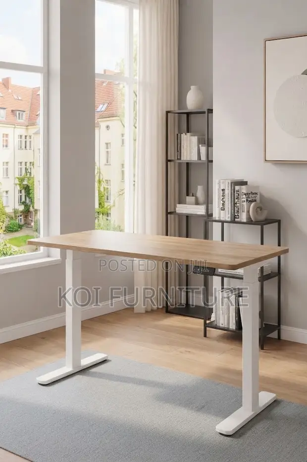 1.2m Electric Adjustable Computer Desk - 1