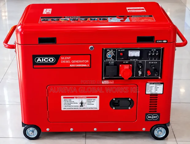 Powermate Adg1000sna 10kVA Diesel Generator with ATS - 1